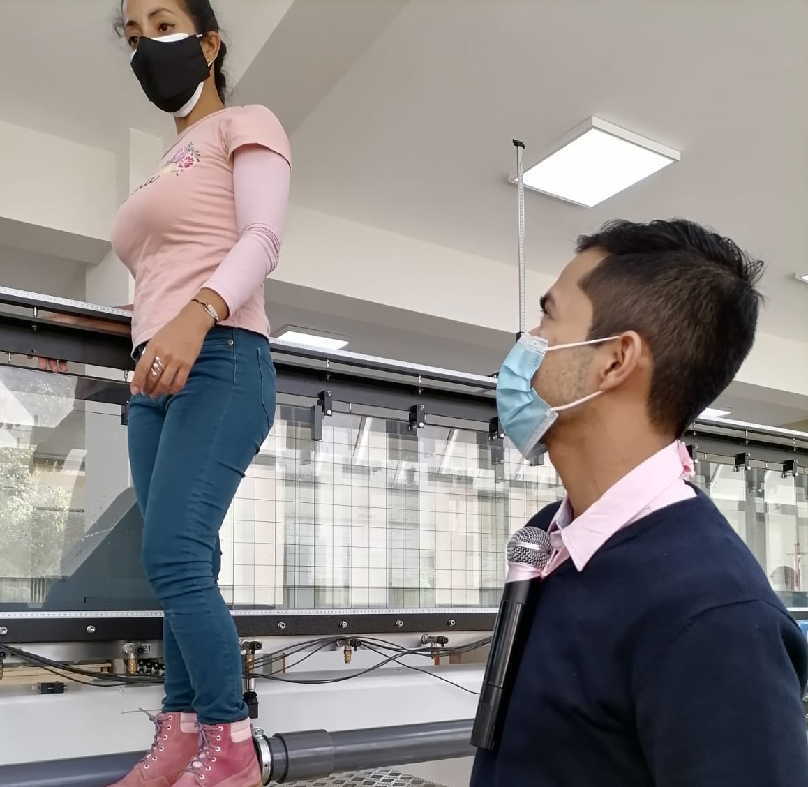 Flume experiment